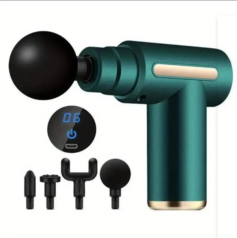 Small Massage Gun with 6 Heads
