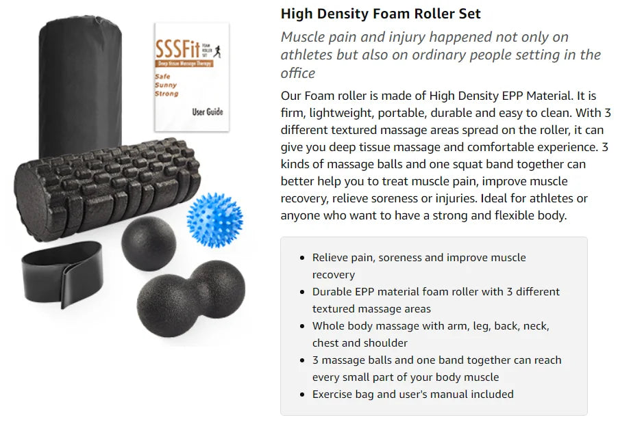 7 in 1 Foam Rolling Set.