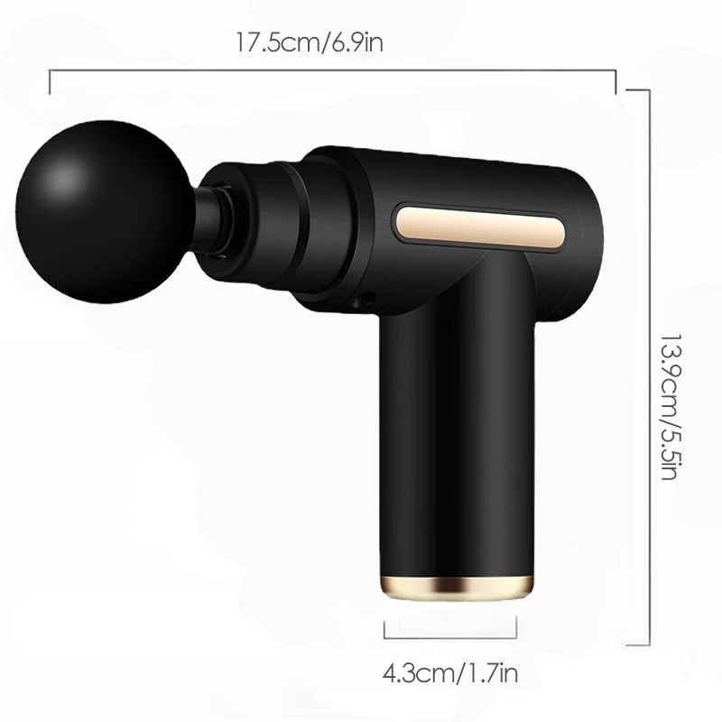 Small Massage Gun with 6 Heads