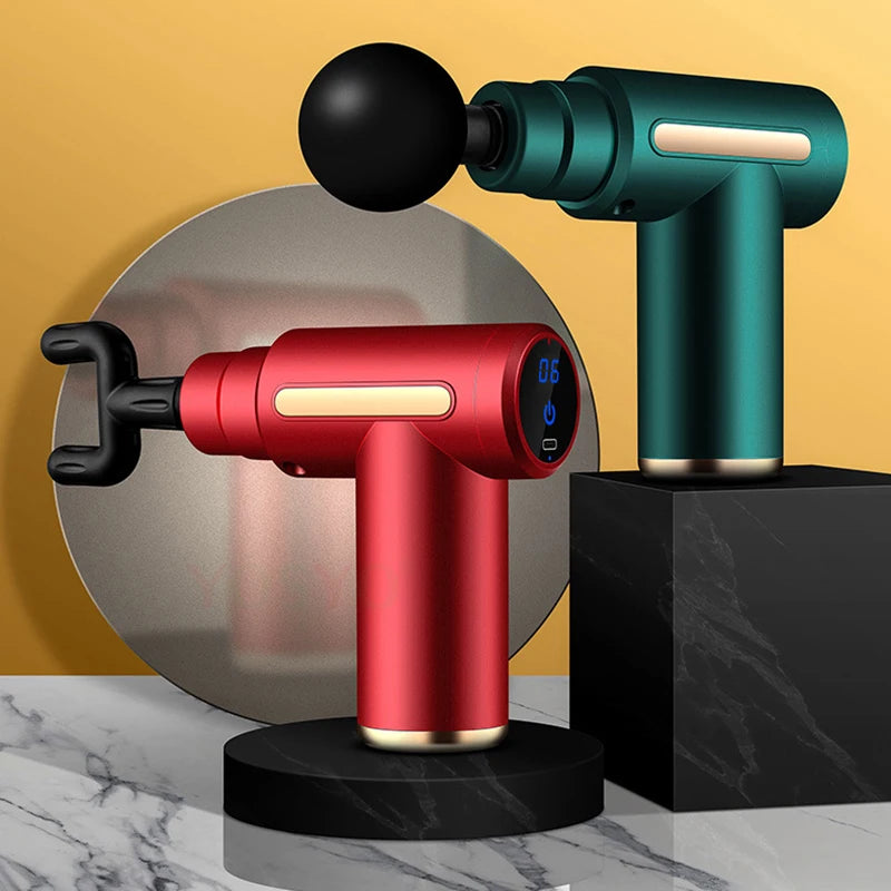 Small Massage Gun with 6 Heads