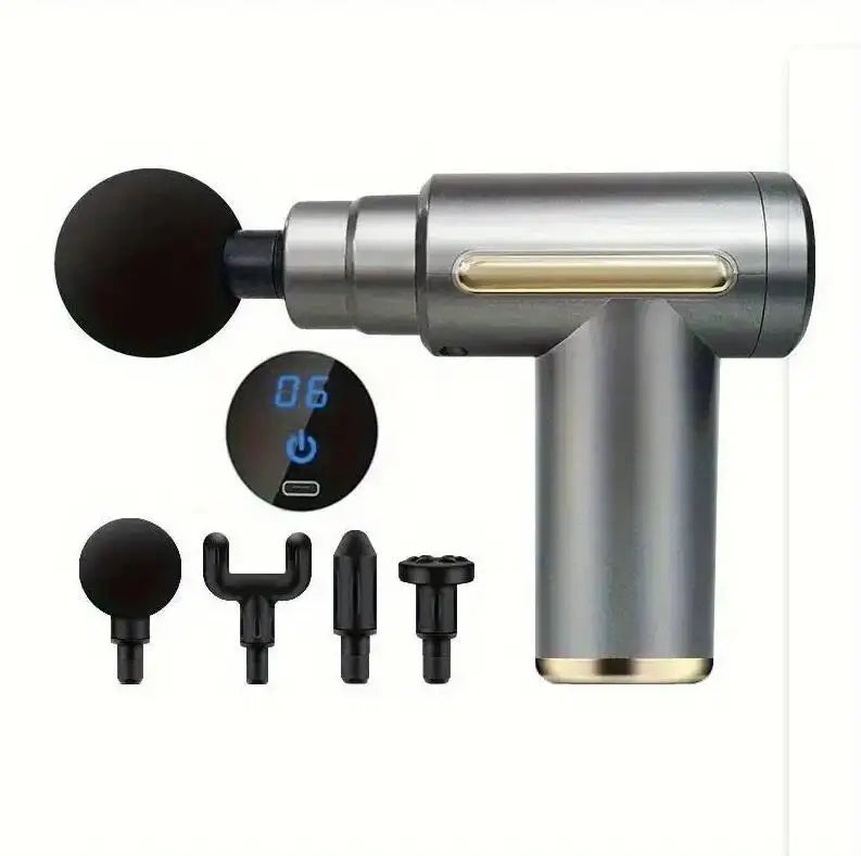 Small Massage Gun with 6 Heads